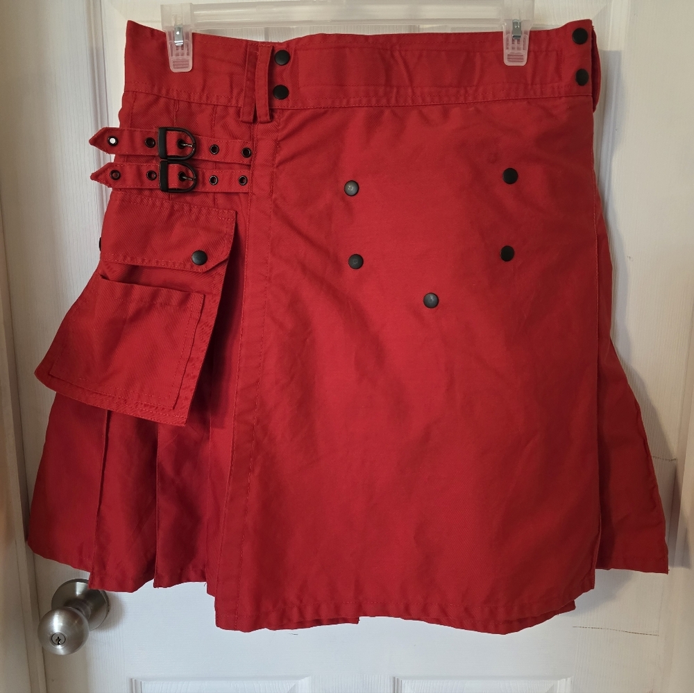 Scottish Highland Red Utility Kilt